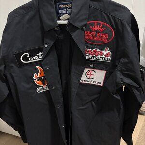 Extremely rare Wrangler George Strait Dynamite Circuit Rodeo Shirt